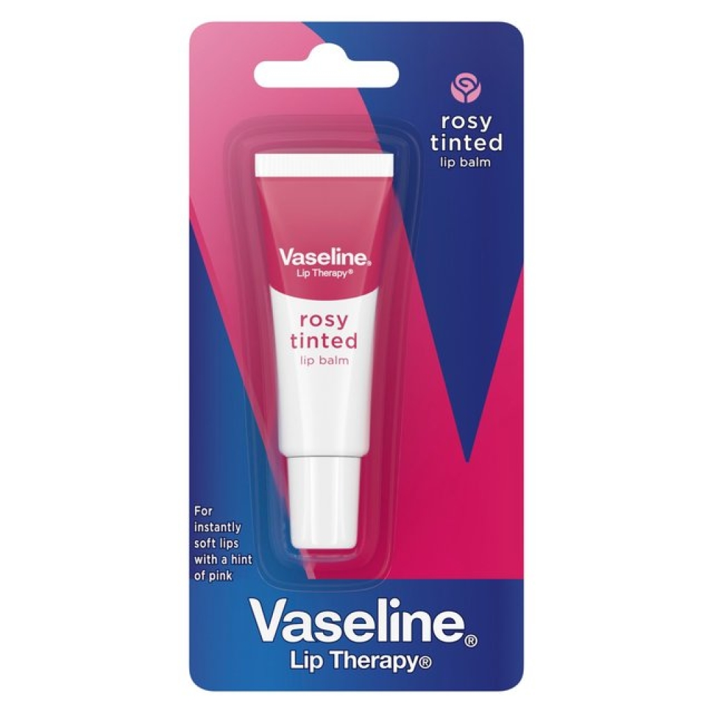 Vaseline Lip Therapy Rosy Tinted Lip Balm Tube 10g - Wonairah