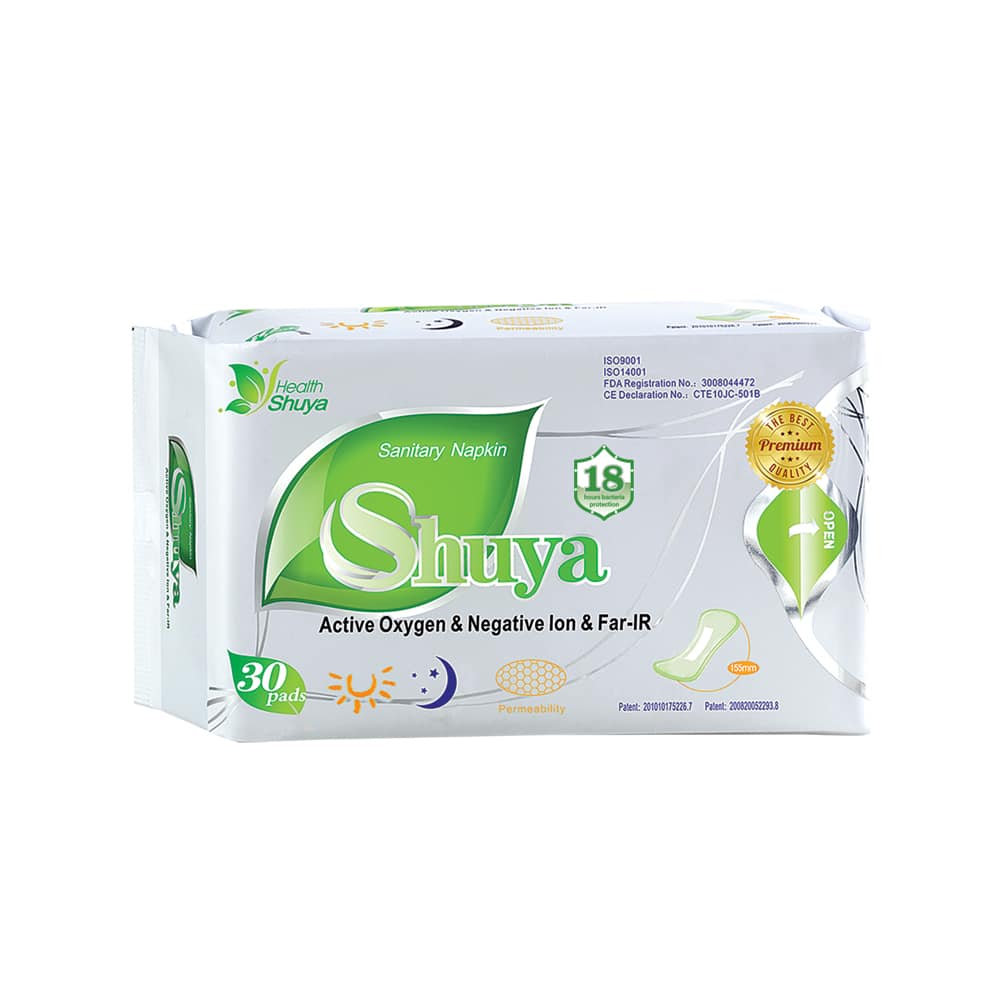  SHUYA Super Thin and Breathable Patented Anion Panty Liners for  Women Lightdays Without Wings, Mint Herbal Scented, Size 155mm  240Count(Pack of 8) : Everything Else