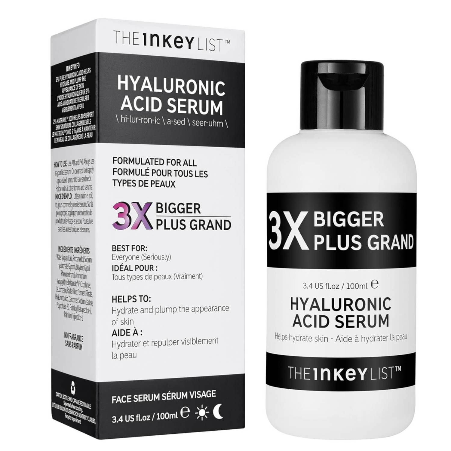 The Inkey List Hyaluronic Acid Serum 100ml Wonairah